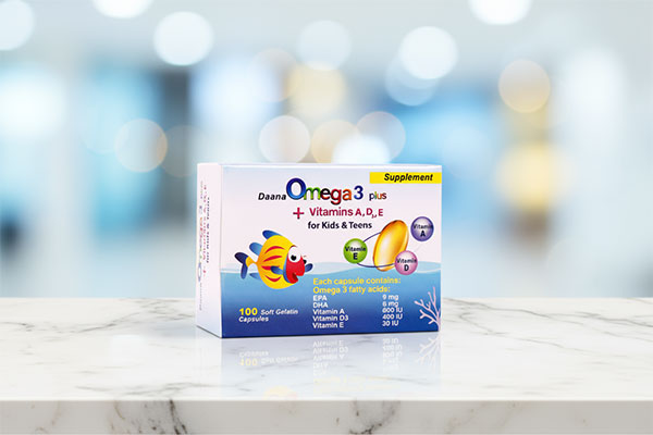 کپسول امگا 3 پلاس دانا برای کودکان و نوجوانان