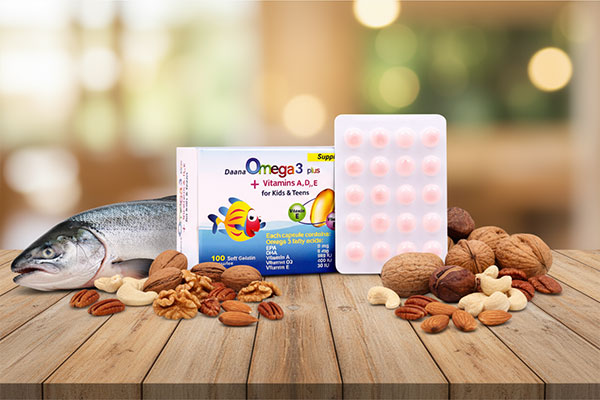 مکمل امگا 3 پلاس دانا با ترکیبات طبیعی
