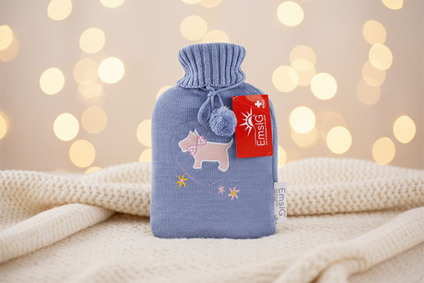 کیسه آب گرم امسیگ مدل HB204 Plus طرح سگ روی پتو نرم