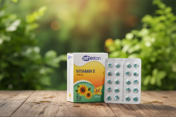 ویتامین E 100 بهستان برای تقویت سیستم ایمنی