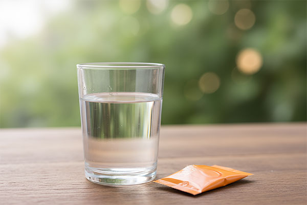 ساشه کلاژن گلد آدریان حل شده در آب