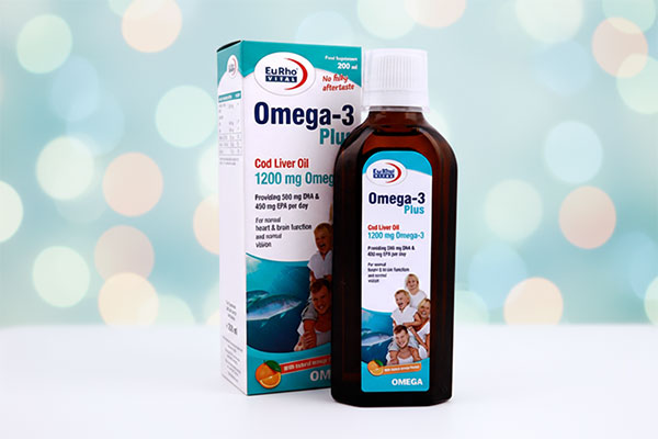 شربت امگا 3 پلاس یوروویتال با طعم پرتقال