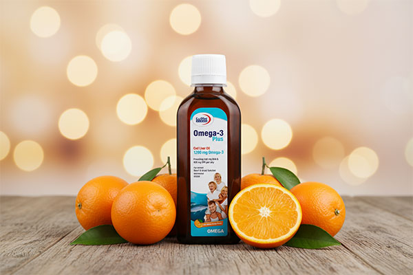 شربت امگا 3 یوروویتال با طعم پرتقال برای کودکان
