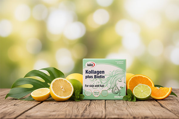 ساشه کلاژن پلاس بیوتین یوروویتال با عناصر طبیعی