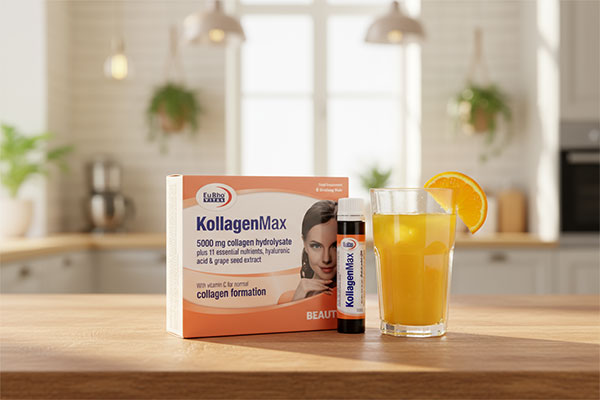 ویال کلاژن یوروویتال با طعم پرتقال برای مصرف آسان