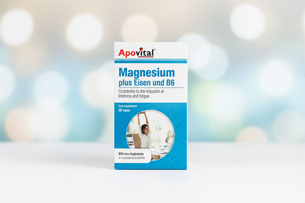 بستهبندی قرص منیزیم پلاس آیزن و B6 آپوویتال