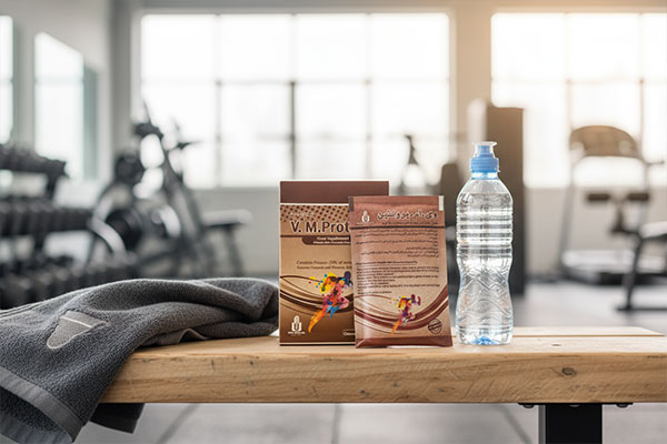 ساشه وی ام پروتئین ایران دارو در محیط ورزشی