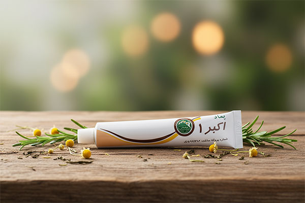 پماد اکبر 1 ترمیم کننده سوختگی در محیط طبیعی