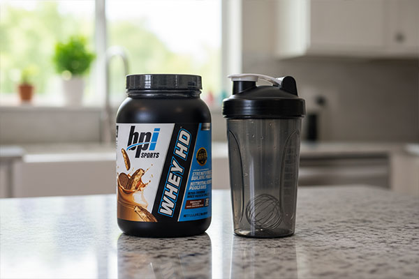 پودر پروتئین وی اچ دی بی پی آی اسپورت 798 گرمی همراه با شیکر