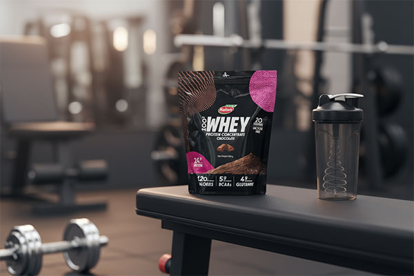 پودر پروتئین وی کاله 650 گرمی در محیط ورزشی