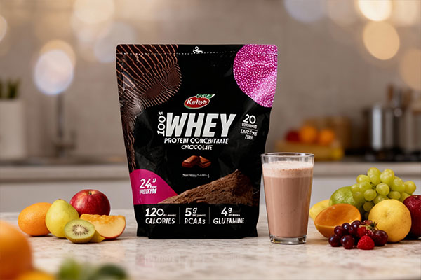 پودر پروتئین وی کاله 650 گرمی با شیک پروتئین آماده