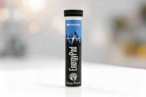 قرص جوشان انرژی پاد نوتری پاد روی سطح سفید