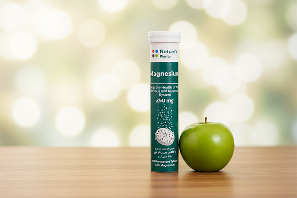 قرص جوشان منیزیم نیچرز پلنتی با طعم سیب ترش