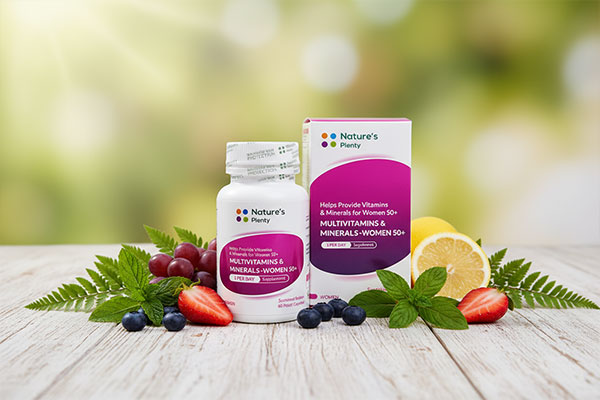 مولتی ویتامین مینرال خانم‌های بالای 50 سال نیچرز پلنتی با عناصر طبیعی