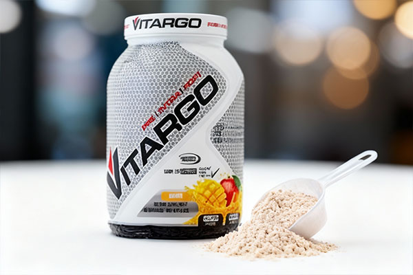 نمای نزدیک پودر کربوهیدرات ویتارگو