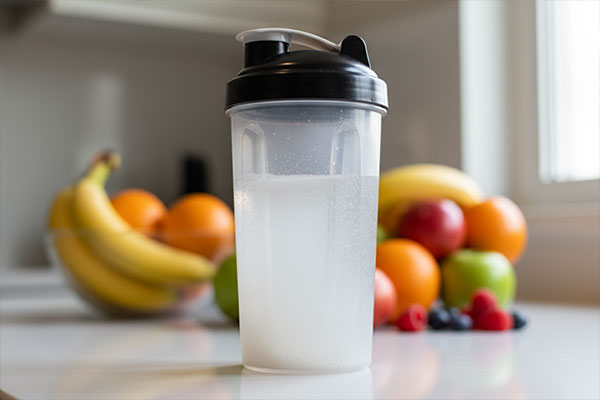 پودر کربو مکس نوتریشن مخلوط شده در شیکر