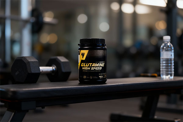 پودر گلوتامین های اسپید ترک نوتریشن 500 گرمی در محیط ورزشی
