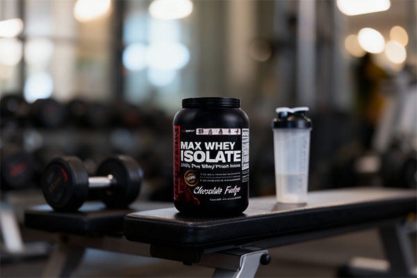پودر پروتئین وی ایزوله مکس ماسل در محیط باشگاه ورزشی