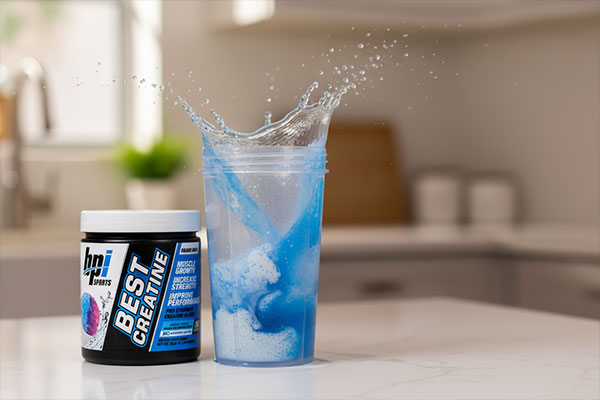 پودر بست کراتین بی پی ای اسپورت در شیکر ورزشی