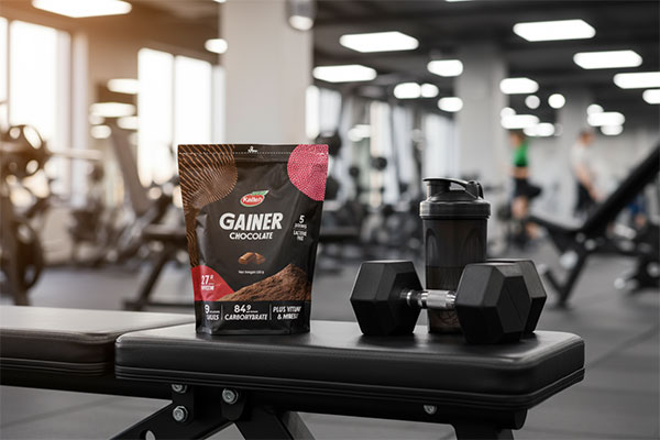 پودر گینر کاله پرو 650 گرمی در محیط ورزشی