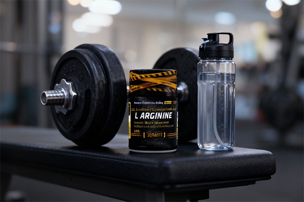قرص ال آرژنین ژن استار در کنار تجهیزات ورزشی
