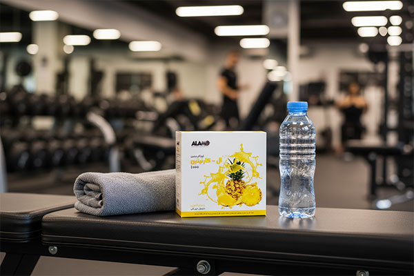 ویال ال کارنیتین 1000 آلامو در محیط ورزشی