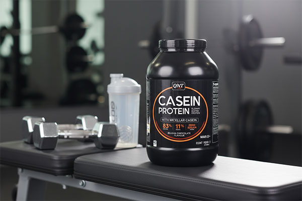 پودر پروتئین کازئین کیو ان تی در محیط ورزشی