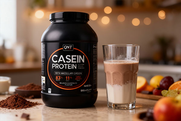 مخلوط پودر کازئین کیو ان تی آماده مصرف