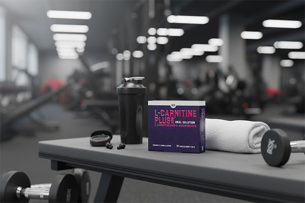 ویال L Carnitine Plus بی اس کی برای ریکاوری عضلانی و استقامت ورزشی