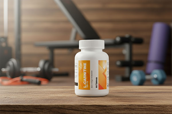 قرص ال کارنیتین 1000 کارن کنار تجهیزات ورزشی