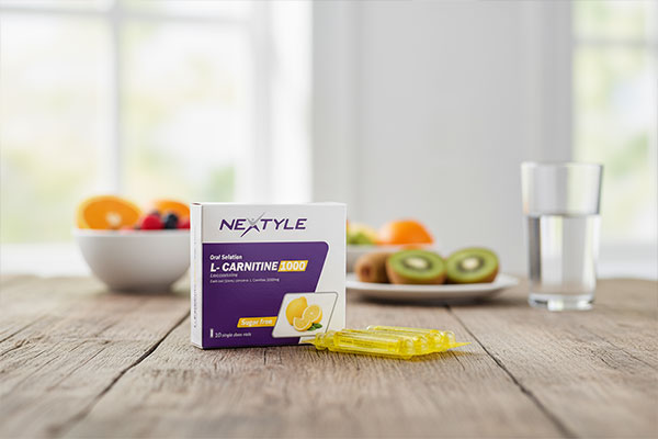 ویال ال کارنیتین نکستایل برای بهبود عملکرد ورزشی و ریکاوری عضلانی