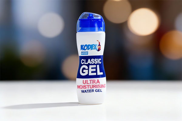 ژل روان کننده کدکس کلاسیک روی سطح سفید