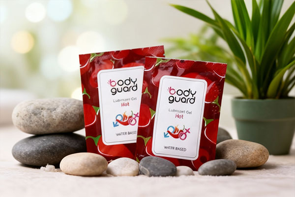 ژل روان کننده گرم بادیگارد در محیط آرامش‌بخش