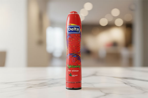 ژل جمع کننده بانوان دلتا زکس روی سطح مرمری سفید