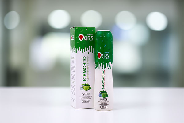 ژل روان کننده موهیتو اورز با رایحه نعنا