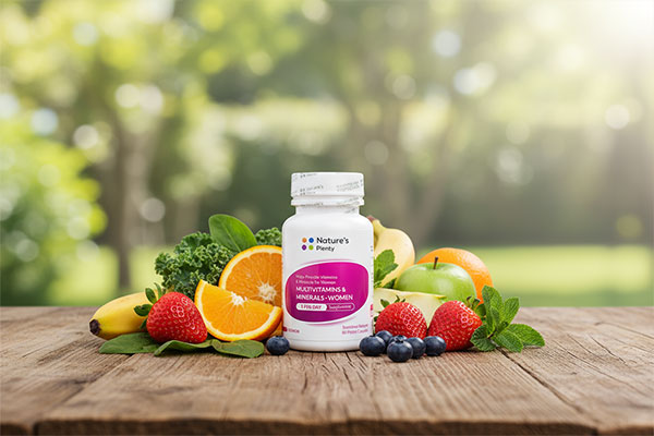 مولتی ویتامین بانوان نیچرز پلنتی با میوه‌های تازه