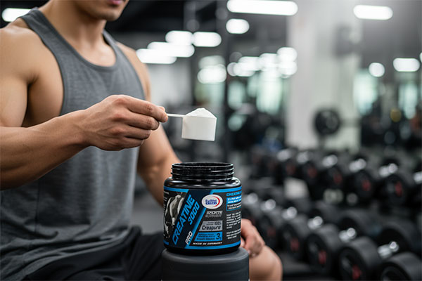 پودر کراتین یوروویتال در محیط ورزشی