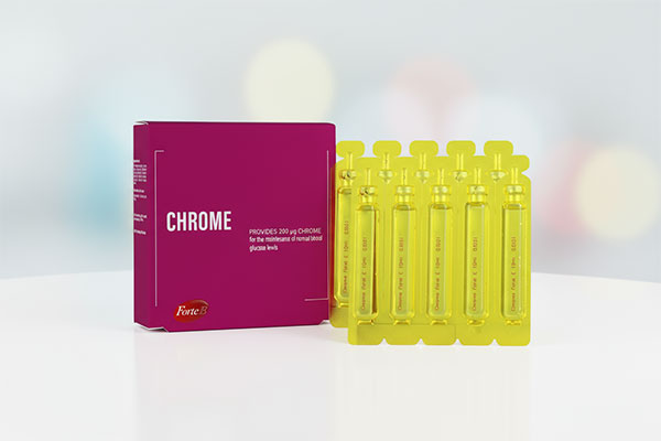 ویال کروم فورت ای برای تنظیم قند خون