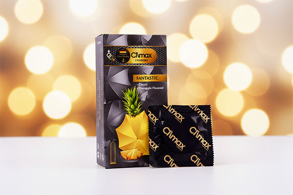 کاندوم فانتستیک آناناسی کلایمکس 12 عددی با بسته‌بندی جذاب