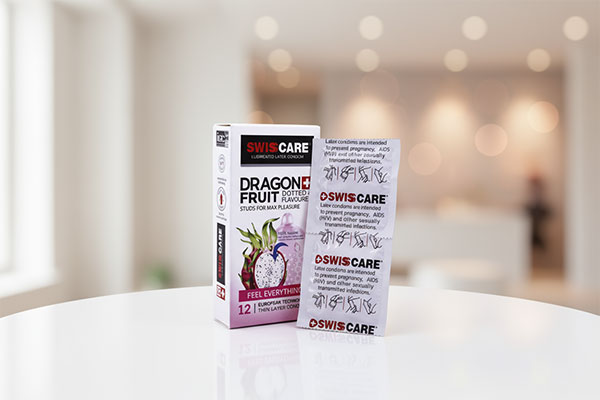 کاندوم خاردار دراگون فروت سوئیس کر با طراحی خاص