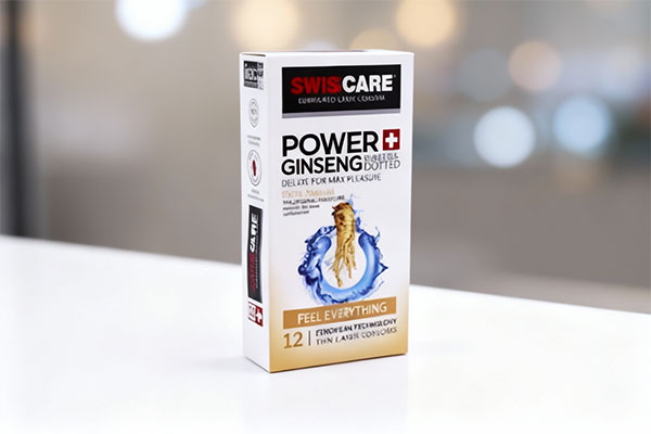 کاندوم تاخیری و خاردار پاور جینسینگ سوئیس کر 12 عددی