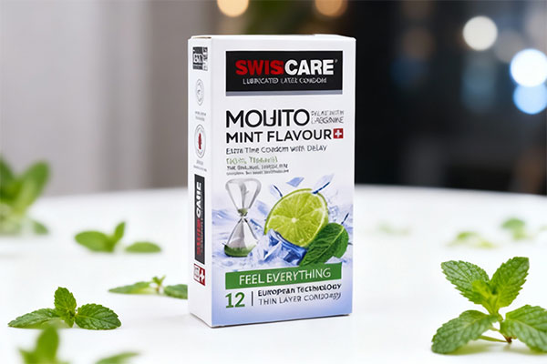کاندوم تاخیری موهیتو نعنا سوئیس کر با حس خنکی
