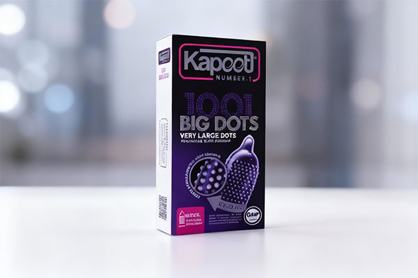 بستهبندی کاندوم خاردار بیگ داتس کاپوت 10 عددی