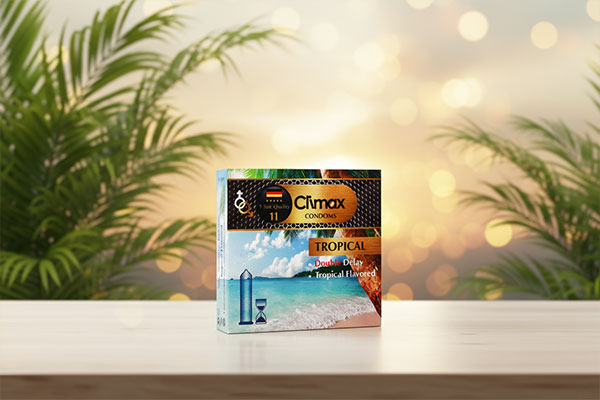 کاندوم تاخیری تروپیکال کلایمکس با طراحی ایمن