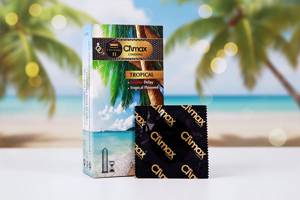 کاندوم تاخیری استوایی کلایمکس با میوههای استوایی