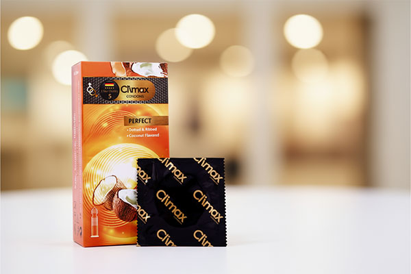 کاندوم خاردار شیاردار نارگیل کلایمکس 12 عددی با بسته بندی جذاب