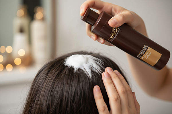 استفاده از شامپو تقویت کننده ماینوکسیدیل لامینین برای تقویت مو