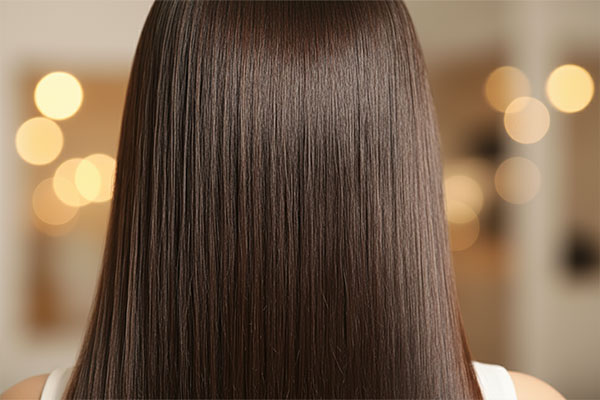 شامپو موهای آسیب دیده لامینین روی قفسه حمام