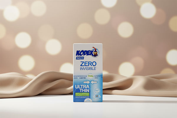 کاندوم فوق نازک زیرو کدکس با طراحی نامرئی