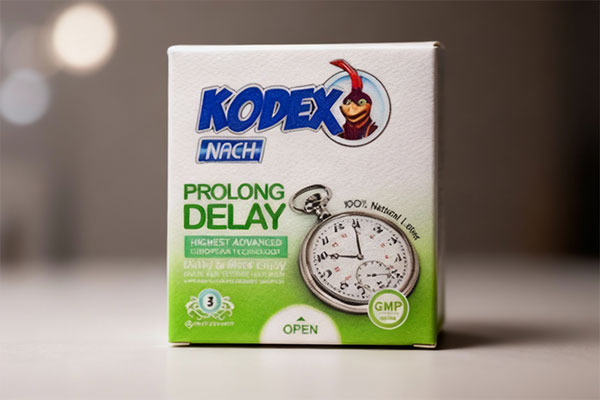 نمای نزدیک از کاندوم تاخیری کدکس پرولانگ دیلی